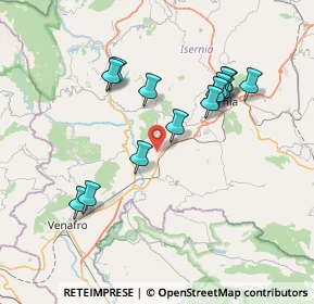 Mappa Monteroduni, 86070 Macchia D'isernia IS, Italia (7.43143)