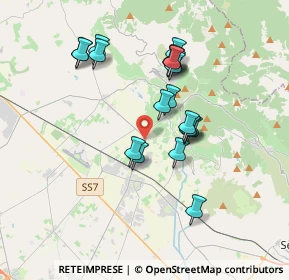 Mappa Via Le Pastine, 04013 Cisterna di Latina LT, Italia (3.4305)