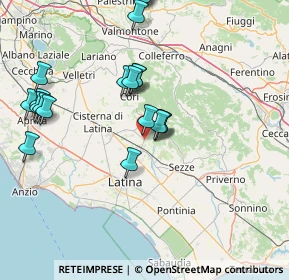 Mappa Via Le Pastine, 04013 Cisterna di Latina LT, Italia (17.8675)