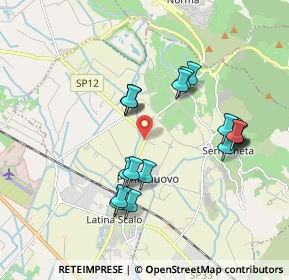 Mappa Via Le Pastine, 04013 Cisterna di Latina LT, Italia (1.9105)