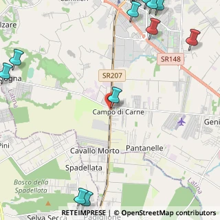 Mappa Campo Di Carne, 04011 Aprilia LT, Italia (4.261)