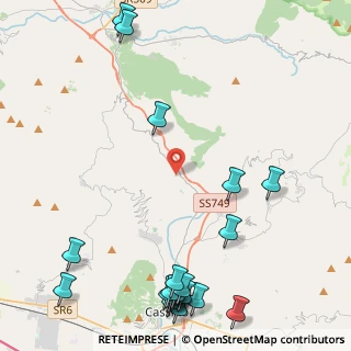 Mappa Via Rio Secco, 03049 Sant'Elia Fiumerapido FR, Italia (6.714)