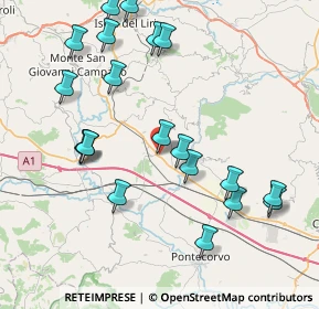 Mappa Via Bernardo Belli, 03030 Colfelice FR, Italia (9.4495)