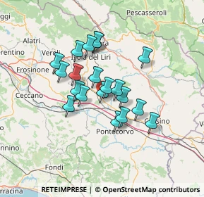 Mappa Via Bernardo Belli, 03030 Colfelice FR, Italia (11.05)