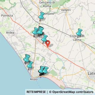 Mappa SS 148 Pontina km 50, 04011 Aprilia LT, Italia (9.1215)