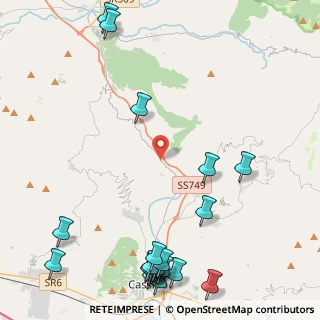 Mappa Via Pisciacquaro, 03049 Sant'Elia Fiumerapido FR, Italia (6.7205)