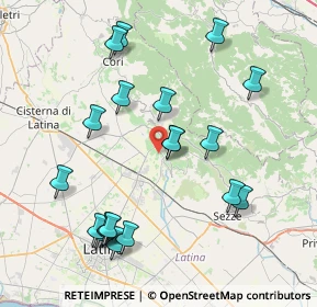 Mappa Via San Michele, 04013 Sermoneta LT, Italia (9.1195)