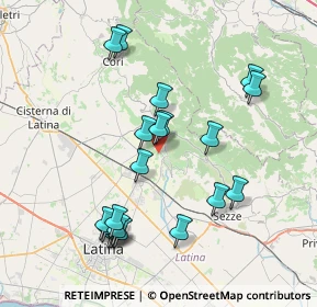 Mappa Via San Michele, 04013 Sermoneta LT, Italia (8.223)