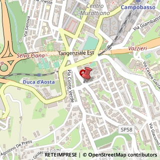 Mappa Via Duca degli Abruzzi, 1, 86100 Campobasso, Campobasso (Molise)