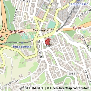 Mappa Viale Principe di Piemonte, 33, 86100 Campobasso, Campobasso (Molise)