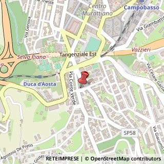 Mappa Via Duca degli Abruzzi, 4, 86100 Campobasso, Campobasso (Molise)