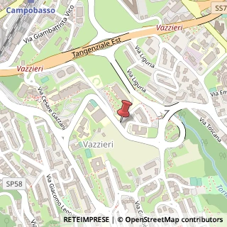 Mappa Via Gaetano Scardocchia, 8C, 86100 Campobasso, Campobasso (Molise)