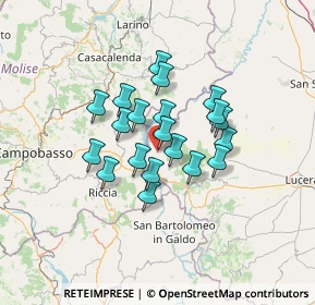 Mappa 71035 Celenza Valfortore FG, Italia (10.3595)