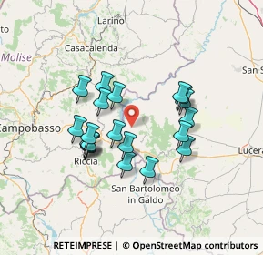 Mappa 71035 Celenza Valfortore FG, Italia (12.4125)