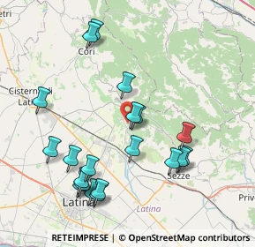 Mappa Via Vigna Riccelli, 04013 Sermoneta LT, Italia (9.002)