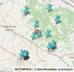 Mappa Via Vigna Riccelli, 04013 Sermoneta LT, Italia (9.2315)