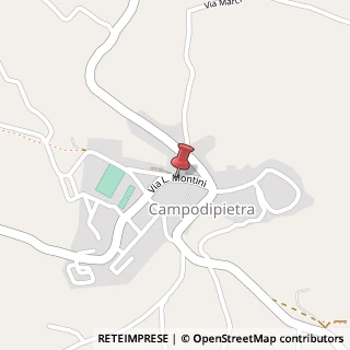 Mappa Via Leopoldo Montini, 43, 86010 Campodipietra, Campobasso (Molise)