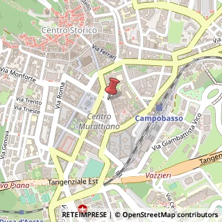 Mappa Corso Francesco Bucci, 40, 86100 Campobasso, Campobasso (Molise)