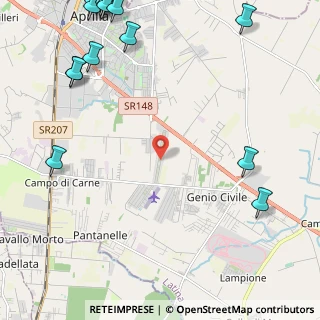 Mappa Via della Produzione, 04011 Aprilia LT, Italia (3.9925)