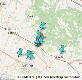 Mappa Via dei Laghetti, 04013 Sermoneta LT, Italia (5.49364)