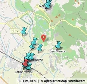 Mappa Via dei Laghetti, 04013 Sermoneta LT, Italia (2.5275)