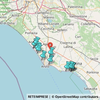 Mappa Via della Cooperazione, 04011 Aprilia LT, Italia (14.38077)