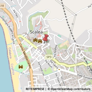 Mappa Piazza Spinelli, 4, 87029 Scalea, Cosenza (Calabria)