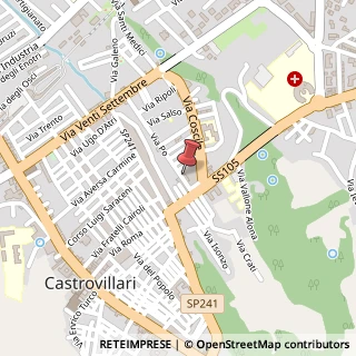 Mappa Via Po, 26, 87012 Castrovillari, Cosenza (Calabria)