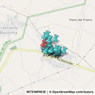 Mappa Via Sorelle Agazzi, 87072 Francavilla Marittima CS, Italia (0.21538)