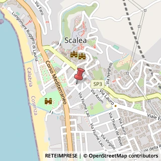 Mappa Via Nazario Sauro, 16, 87029 Scalea, Cosenza (Calabria)