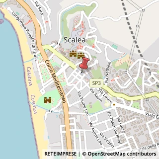 Mappa Via Michele Bianchi, 9, 87029 Scalea, Cosenza (Calabria)