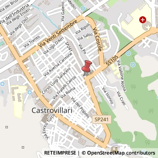 Mappa Via Pollino, 5, 87012 Castrovillari, Cosenza (Calabria)