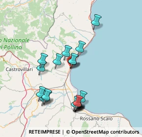 Mappa Via delle Gardenie, 87076 Villapiana CS, Italia (16.275)