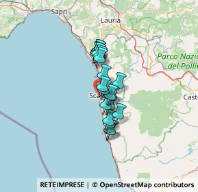 Mappa Via Carmine Manco, 87029 Scalea CS, Italia (8.963)