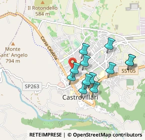 Mappa Via dell'Industria, 87012 Castrovillari CS, Italia (0.83417)