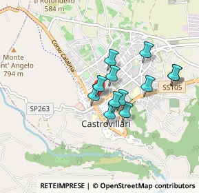 Mappa Via Trieste, 87012 Castrovillari CS, Italia (0.725)