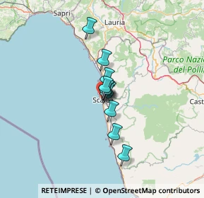 Mappa Via Ruggiero di Lauria, 87029 Scalea CS, Italia (7.67182)