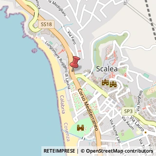 Mappa Corso Mediterraneo, 123, 87029 Scalea, Cosenza (Calabria)