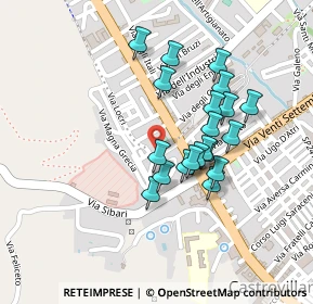 Mappa Via Monte S. Angelo, 87012 Castrovillari CS, Italia (0.205)