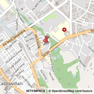 Mappa Via dolcedorme 28, 87012 Castrovillari, Cosenza (Calabria)
