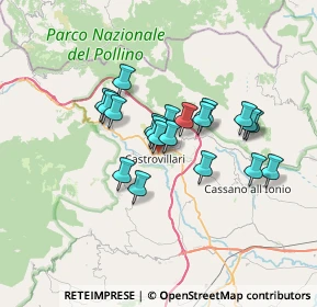 Mappa Via Coscile, 87012 Castrovillari CS, Italia (5.5855)