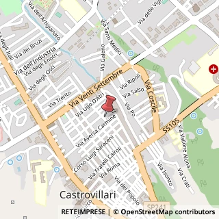Mappa Via Ettore Manes, 9, 87012 Castrovillari, Cosenza (Calabria)