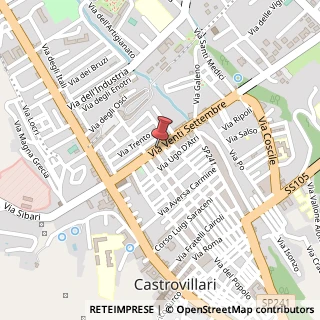Mappa Via XX Settembre, 32, 87012 Castrovillari, Cosenza (Calabria)