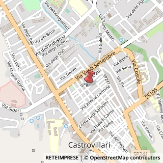 Mappa Via Francesco Arcuri, 32, 87012 Castrovillari, Cosenza (Calabria)