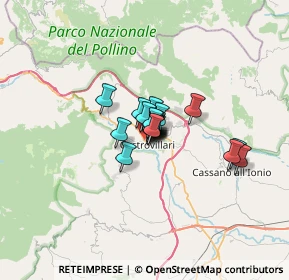 Mappa Via S. Angelo Monte, 87012 Castrovillari CS, Italia (3.133)