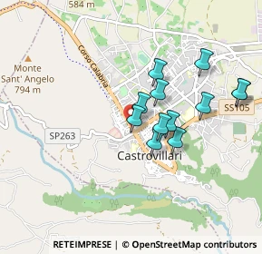 Mappa Via S. Angelo Monte, 87012 Castrovillari CS, Italia (0.8225)
