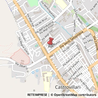 Mappa Via Trieste, 140, 87012 Castrovillari, Cosenza (Calabria)