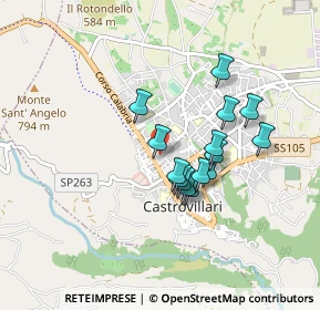 Mappa Via degli Enotri, 87012 Castrovillari CS, Italia (0.74333)