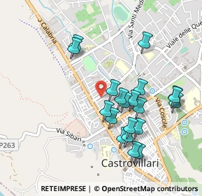 Mappa Via degli Enotri, 87012 Castrovillari CS, Italia (0.501)