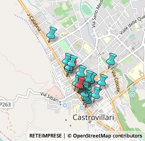 Mappa Via degli Enotri, 87012 Castrovillari CS, Italia (0.351)